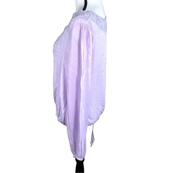 Free People Jezebel Relaxed Elegant Lilac Bodysuit - Picture 3 of 8